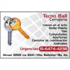 La imagen 3 de la Empresa CERRAJERIA TECNO-BALL EN VILLA BALLESTER Cerrajero en Villa Ballester AR-B