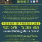 La imagen 2 de la Empresa ESTUDIAR GUITARRA Profesor de Guitarra en Caballito en Capital Federal AR-B