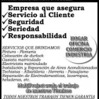La imagen 3 de la Empresa MUTIPROJECT CONSULTORA DE SERVICIOS INTEGRALES Techistas en Llavallol AR-B
