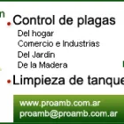 La imagen 3 de la Empresa PROAMB S.R.L. Desinfeccion Y Control De Plagas - Servicios en Rosario AR-S