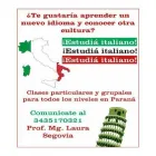 La imagen 2 de la Empresa PROFESORA DE ITALIANO Servicio de tutorías en Paraná AR-E