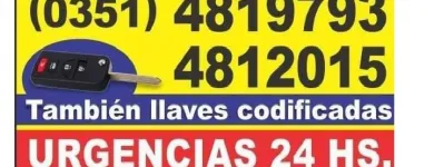 La imagen 3 de la Empresa CERRAJERIA ZONA OESTE - 24 HS Tienda de repuestos para automóviles en Córdoba Argentina