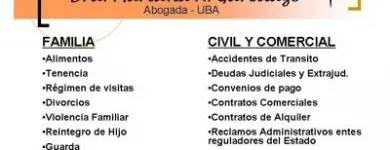 La imagen 1 de la Empresa ESTUDIO JURIDICO DRA MARIANA GARCILAZO Violencia Familiar en Quilmes AR-B