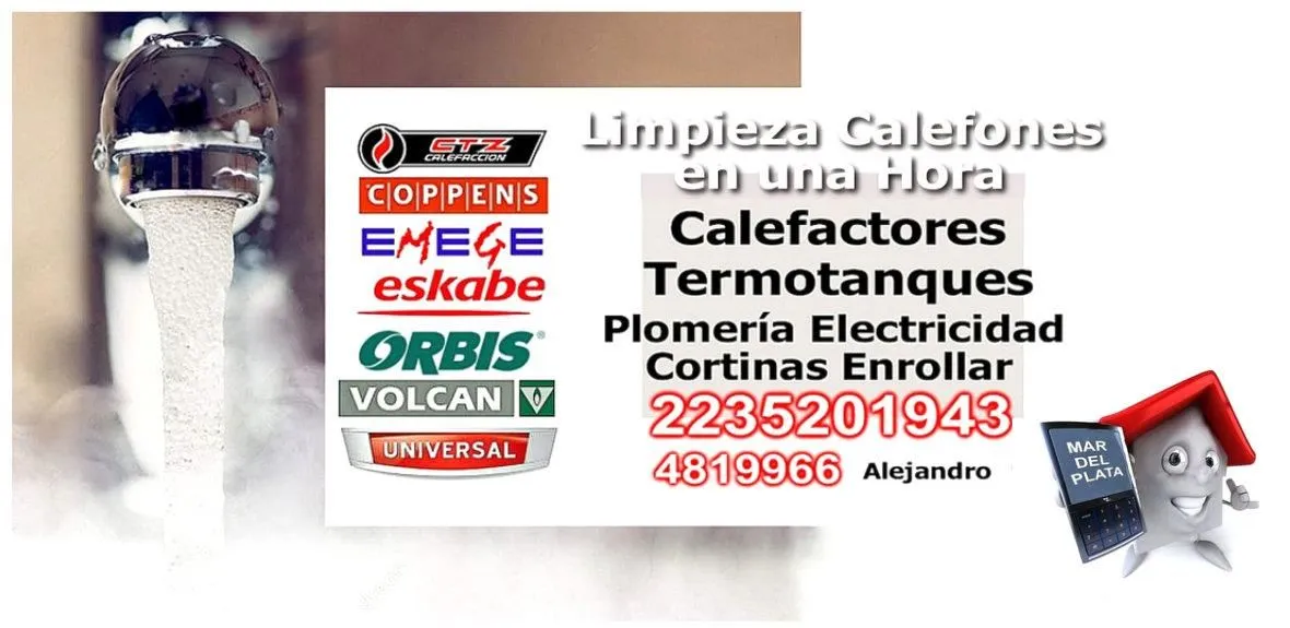 La imagen 4 de la Empresa SERVICE CALEFACTORES CALEFONES EN  MAR DEL PLATA