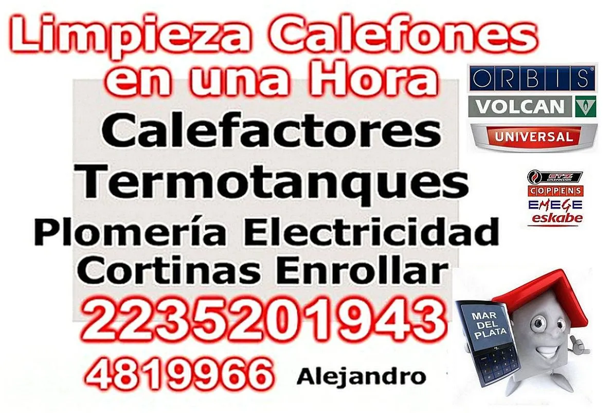 La imagen 2 de la Empresa SERVICE CALEFACTORES CALEFONES EN  MAR DEL PLATA
