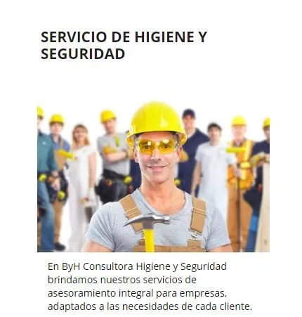 La imagen 1 de la Empresa B & H ASOCIADOS - CONSULTORA DE SEGURIDAD E HIGIENE