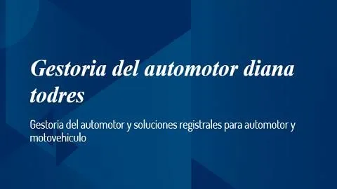 La imagen 3 de la Empresa GESTORIA Y SOLUCIONES DEL AUTOMOTOR  DIANA TODRES