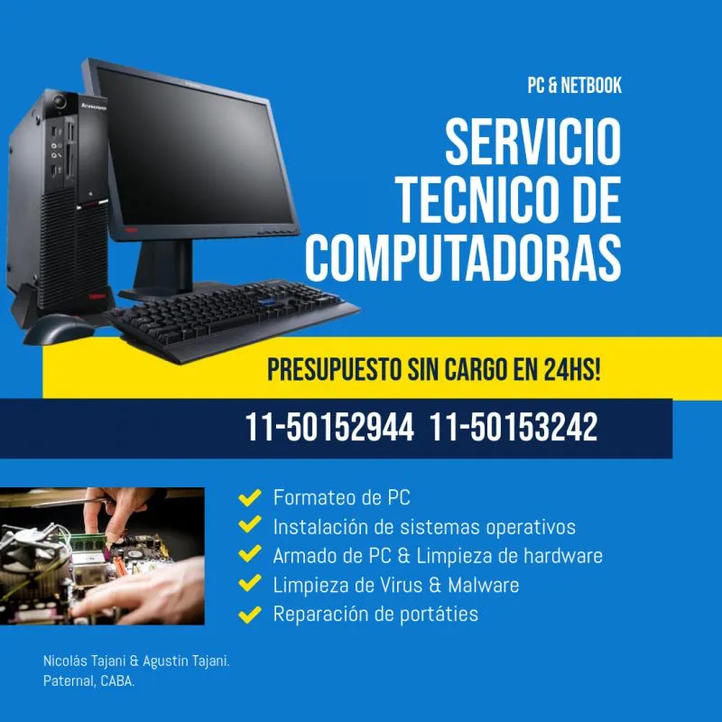 La imagen 1 de la Empresa TAJA SERVICE. SERVICIO TÉCNICO DE PC